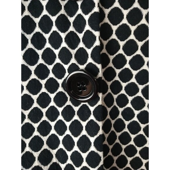 Donna Moore Pet Woman PL Blazer Office Professional Black White Polka Dot... - Picture 5 of 9